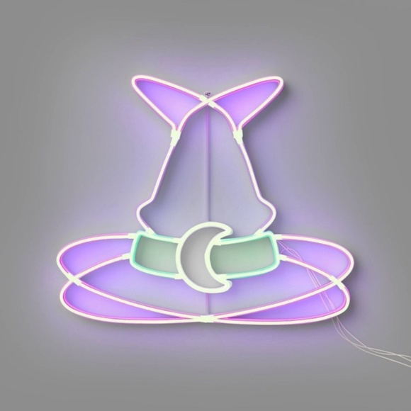 NIB. HYDE & EEK! Witch Hat Neon Sign - Picture 1 of 7